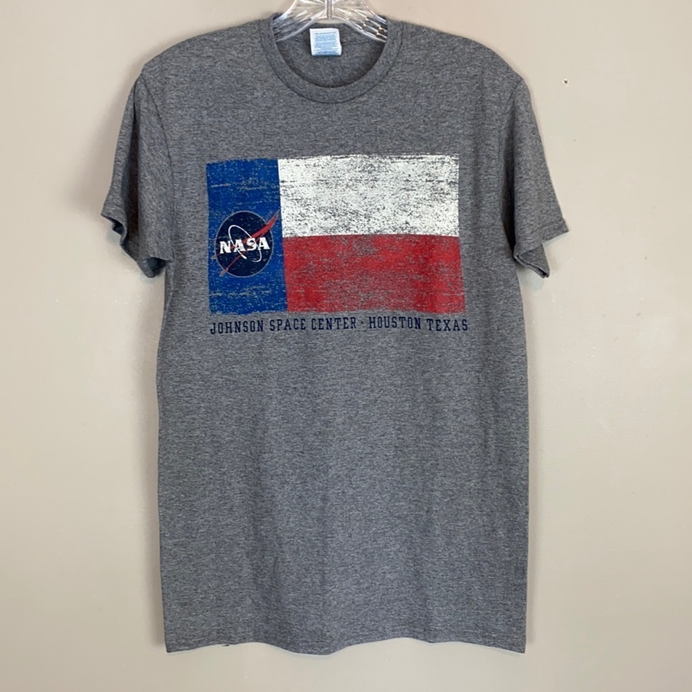 Delta Pro Weight NASA Texas Flag T-Shirt Size Small